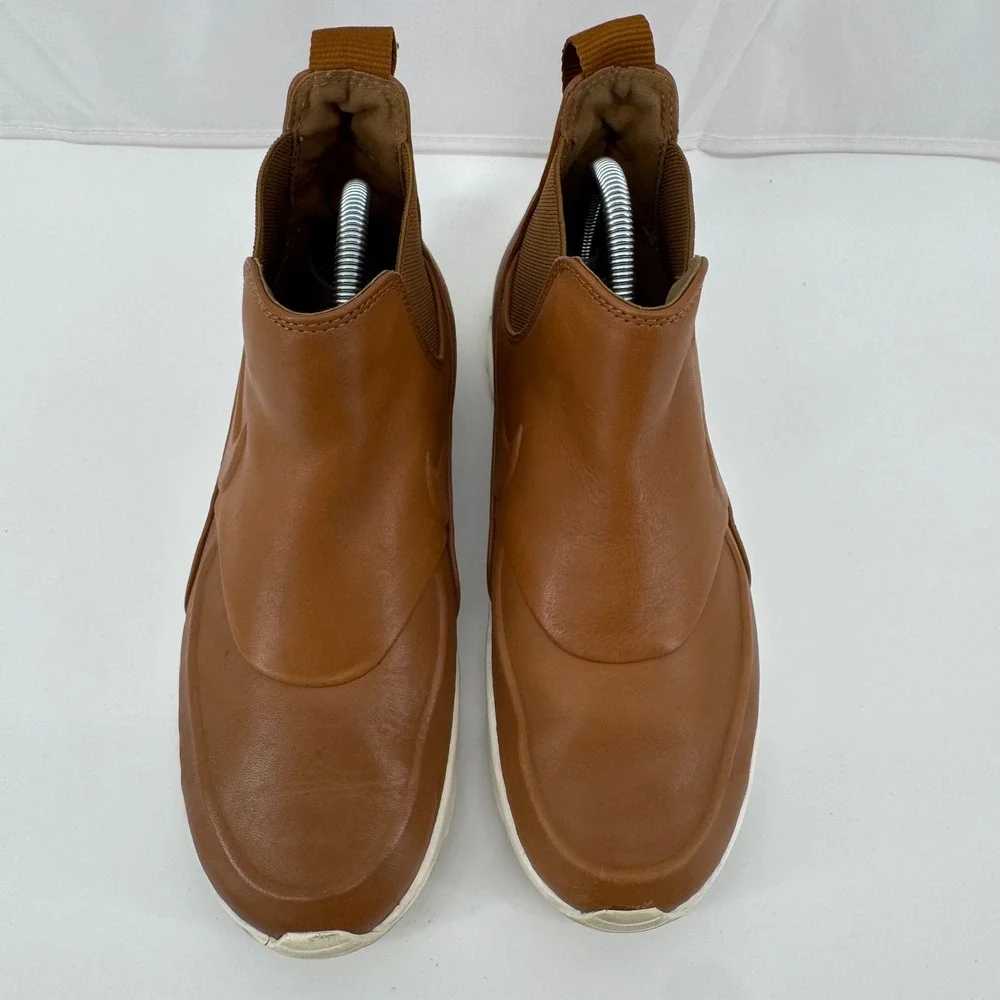 Nike Air Max‎ Thea Mid Chelsea Boots Womens 8 Brown Leather 859550-200